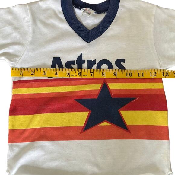 VTG Huston Astros Youth T-Shirt Garan INC I Large 6-7 - Picture 8 of 9